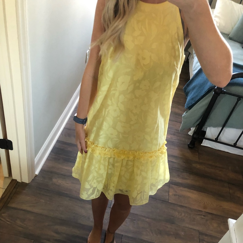 NWOT London Times Yellow Dress